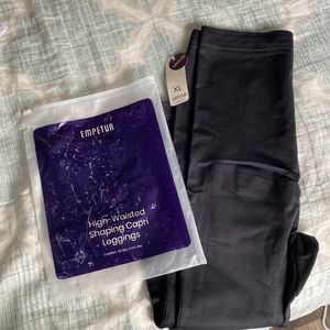 High Waisted Shaping Capri Leggings